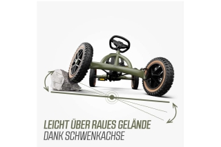 BERG Pedal-Gokart Buddy Trail Green + Handbremse