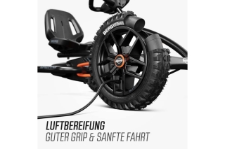 BERG Pedal-Gokart Buddy Cross Black + Handbremse