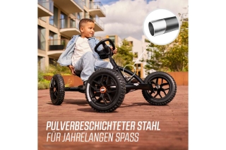 BERG Pedal-Gokart Buddy Cross Black + Handbremse