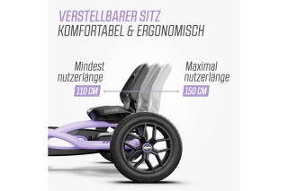 BERG Pedal-Gokart Buddy Purple + Handbremse