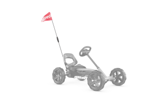 BERG Sicherheitsfahne rot Buzzy/Reppy