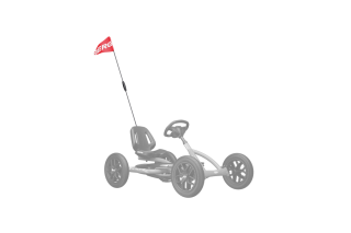 BERG Sicherheitsfahne rot Buddy/Rally