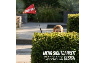 BERG Sicherheitsfahne rot Buddy/Rally