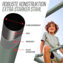 BERG PlayBase Wall Green Klettergerüst 240x100x245