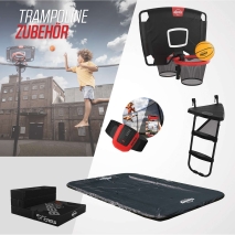 Trampolin BERG Grand Champion InGround 520 Grey AIRFLOW + Sicherheitsnetz Deluxe