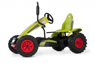 AKTION BERG Pedal-Gokart Claas Gokart + Anhänger Trailer XL