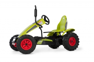 AKTION BERG Pedal-Gokart Claas Gokart + Anhänger Trailer XL