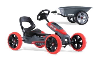 AKTION BERG Pedal-Gokart Reppy Rebel + Anhänger Trailer M -50%