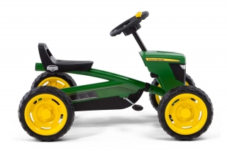AKTION BERG Pedal-Gokart Buzzy John Deere + Anhänger Trailer S -50%