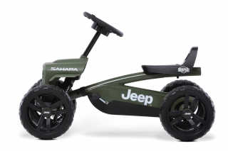AKTION BERG Pedal-Gokart Jeep® Buzzy Sahara + Anhänger Trailer S -50%