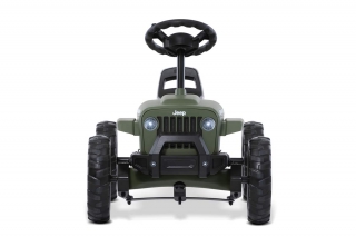 AKTION BERG Pedal-Gokart Jeep® Buzzy Sahara + Anhänger Trailer S -50%