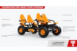 BERG Viersitzer Pedalgokart Gran Tour Offroad