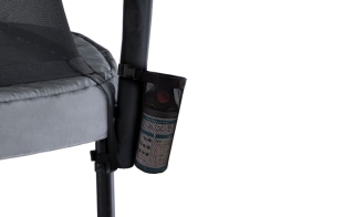 Trampolin BERG Favorit 430 Grau Levels + Sicherheitsnetz Comfort