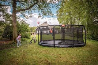 Trampolin BERG Grand Champion InGround 350 + Sicherheitsnetz Deluxe