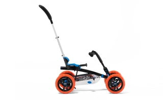 AKTION BERG Pedal-Gokart Buzzy Nitro 2-in-1 mit Schubstange + Anhänger Trailer S -50%
