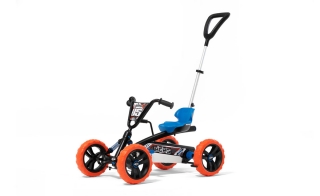 AKTION BERG Pedal-Gokart Buzzy Nitro 2-in-1 mit Schubstange + Anhänger Trailer S -50%