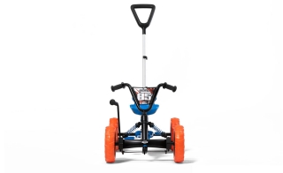 AKTION BERG Pedal-Gokart Buzzy Nitro 2-in-1 mit Schubstange + Anhänger Trailer S -50%