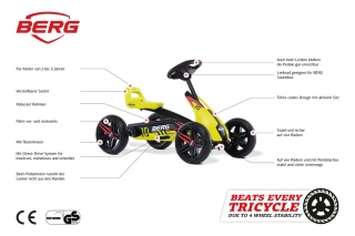 BERG Pedal-Gokart Buzzy Aero