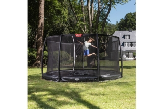 Trampolin BERG Elite InGround 430 Levels + Sicherheitsnetz DLX XL