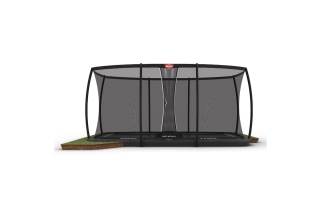 Trampolin BERG Ultim Elite FlatGround 500 + Sicherheitsnetz DLX XL