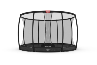 Trampolin BERG Champion InGround 430 Grey + Sicherheitsnetz DLX XL