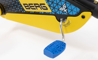 AKTION BERG Pedal-Gokart Buzzy BSX + Anhänger Trailer S -50%