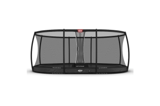 Trampolin BERG Grand Elite InGround 520 Grau + Sicherheitsnetz Deluxe