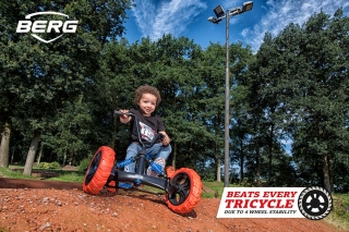 AKTION BERG Pedal-Gokart Buzzy Nitro + Anhänger Trailer S -50%