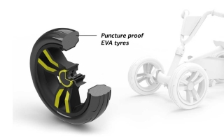 AKTION BERG Pedal-Gokart Buzzy Nitro + Anhänger Trailer S -50%